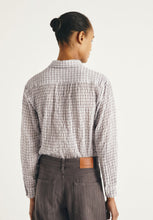 Load image into Gallery viewer, Masscob Kley Blouse in Checkered Textured Cotton