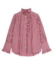 Load image into Gallery viewer, APOF Annemonne Blouse in Pink Stripe