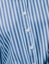 Load image into Gallery viewer, APOF Andrea Blouse in Blue Stripe