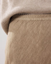Load image into Gallery viewer, Hartford Linen Julie Skirt in Dune with Fringe Hemline