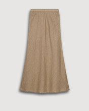 Load image into Gallery viewer, Hartford Linen Julie Skirt in Dune with Fringe Hemline