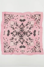 Load image into Gallery viewer, Maison Lecomte Flament Wool and Silk Bandana Scarf in Pink