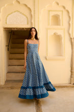 Load image into Gallery viewer, De Castro Blue Checkmate Dress