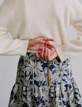 Load image into Gallery viewer, APOF Bodil Skirt in Blue Palm Escape