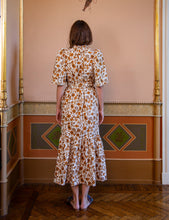 Load image into Gallery viewer, APOF Inga Dress in Liberty of London Print Mono Muse