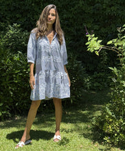 Load image into Gallery viewer, Rose and Rose Snaresbrook Dress in Blue and White Stripes
