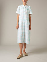 Load image into Gallery viewer, Thierry Colson Baghera Dress in Mint Vichy
