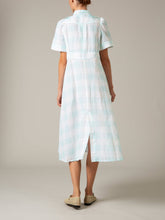 Load image into Gallery viewer, Thierry Colson Baghera Dress in Mint Vichy