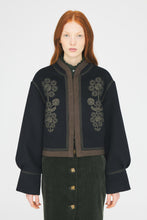 Load image into Gallery viewer, Antik Batik Will Jacket in Navy with Handcrafted Embroidery