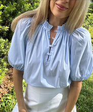 Load image into Gallery viewer, APOF Abell Blouse in Light Blue