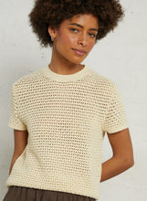 Load image into Gallery viewer, Masscob Aran Silk Knit Pullover in Light Butter