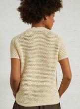 Load image into Gallery viewer, Masscob Aran Silk Knit Pullover in Light Butter