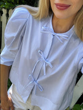 Load image into Gallery viewer, Andion Barbara Blouse in Blue Stripe