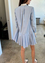 Load image into Gallery viewer, Thierry Colson Lizbeth Dress in Blue Lady Poplin