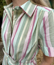 Load image into Gallery viewer, Maggie Dress in Sea Glass Stripe