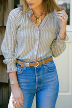 Load image into Gallery viewer, Harper Top in Floral Stripe