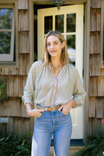 Load image into Gallery viewer, Harper Top in Floral Stripe