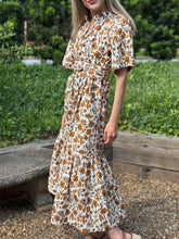 Load image into Gallery viewer, APOF Inga Dress in Liberty of London Print Mono Muse