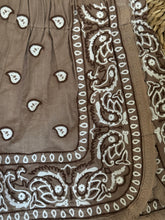 Load image into Gallery viewer, Embroidered Bandana Shorts Brown