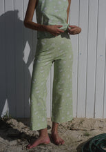 Load image into Gallery viewer, Coco Shop High Waisted Wide Leg Pants in Lime Shell