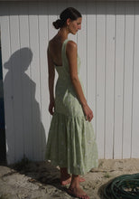 Load image into Gallery viewer, Coco Shop Low Back Dress in Lime Shell