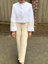 Load image into Gallery viewer, Destree Yoshitmoto Ecru Denim Straight Leg Pants