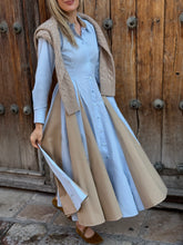 Load image into Gallery viewer, Evi Grintela Chloe Midi Patchwork Poplin