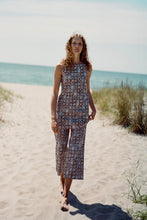 Load image into Gallery viewer, Coco Shop High-Waisted, Wide-Leg Pants in Brown Checkerboard