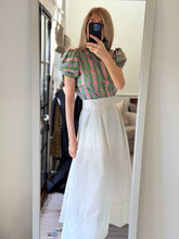 Load image into Gallery viewer, Thierry Colson Vike Blouse in Green and Pink Check