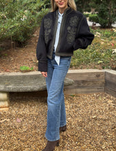 Load image into Gallery viewer, Antik Batik Will Jacket in Navy with Handcrafted Embroidery