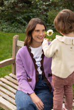 Load image into Gallery viewer, The Jakob Heirloom Cardigan in Lila