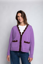 Load image into Gallery viewer, The Jakob Heirloom Cardigan in Lila