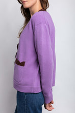 Load image into Gallery viewer, The Jakob Heirloom Cardigan in Lila