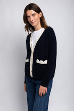 Load image into Gallery viewer, The Jakob Heirloom Cardigan in Navy