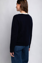 Load image into Gallery viewer, The Jakob Heirloom Cardigan in Navy