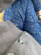 Load image into Gallery viewer, The Tiny Big Sister Dots and Flower Wide Legged "Denim" Trouser