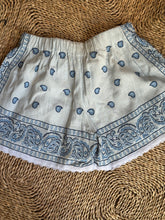 Load image into Gallery viewer, Embroidered Bandana Shorts Light Blue