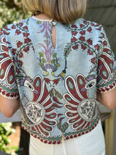 Load image into Gallery viewer, Lug Von Siga Blue Mulitcolor Dakota Top