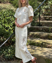 Load image into Gallery viewer, Lug Von Siga Maria High Waisted,Wide Legged Pants with Lace Insets