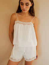 Load image into Gallery viewer, Mille Camila Cotton Short with Crochet Lace Trim