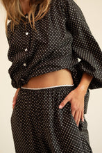 Load image into Gallery viewer, Mille Francine Pant in Polka Dot with Embroidery