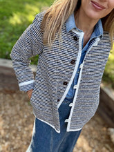 Load image into Gallery viewer, TLP Skyler Jacket in Indigo Quilt