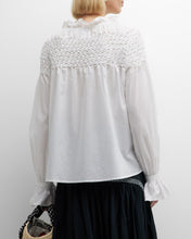 Load image into Gallery viewer, Merlette White Majorelle Blouse