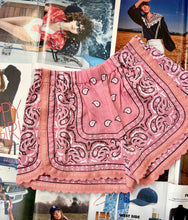 Load image into Gallery viewer, Embroidered Bandana Shorts Pink