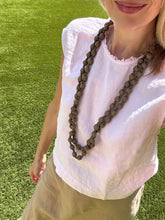 Load image into Gallery viewer, Hartford Howie Woven Top in Dune and Pink
