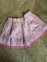 Load image into Gallery viewer, Embroidered Bandana Shorts Pink Gingham Check