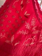 Load image into Gallery viewer, Thierry Colson Veruschka Dress in Raspberry Wildflower Embrodiery