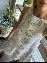 Load image into Gallery viewer, Coco Shop Pleat Back Mini Dress in Beige Shell