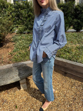 Load image into Gallery viewer, APOF Annemone Blue and White Striped