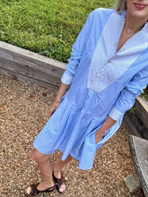Load image into Gallery viewer, Thierry Colson Lizbeth Dress in Blue Lady Poplin